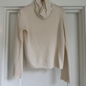 Madewell Cream Cowl Neck Sweater